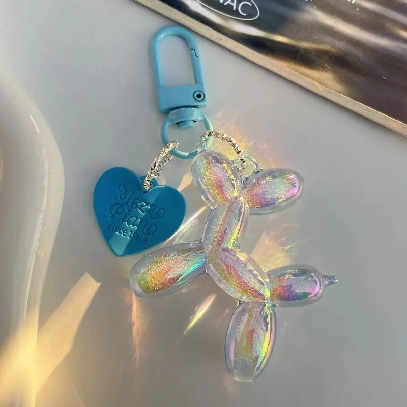Jelly Balloon Dog Keychain