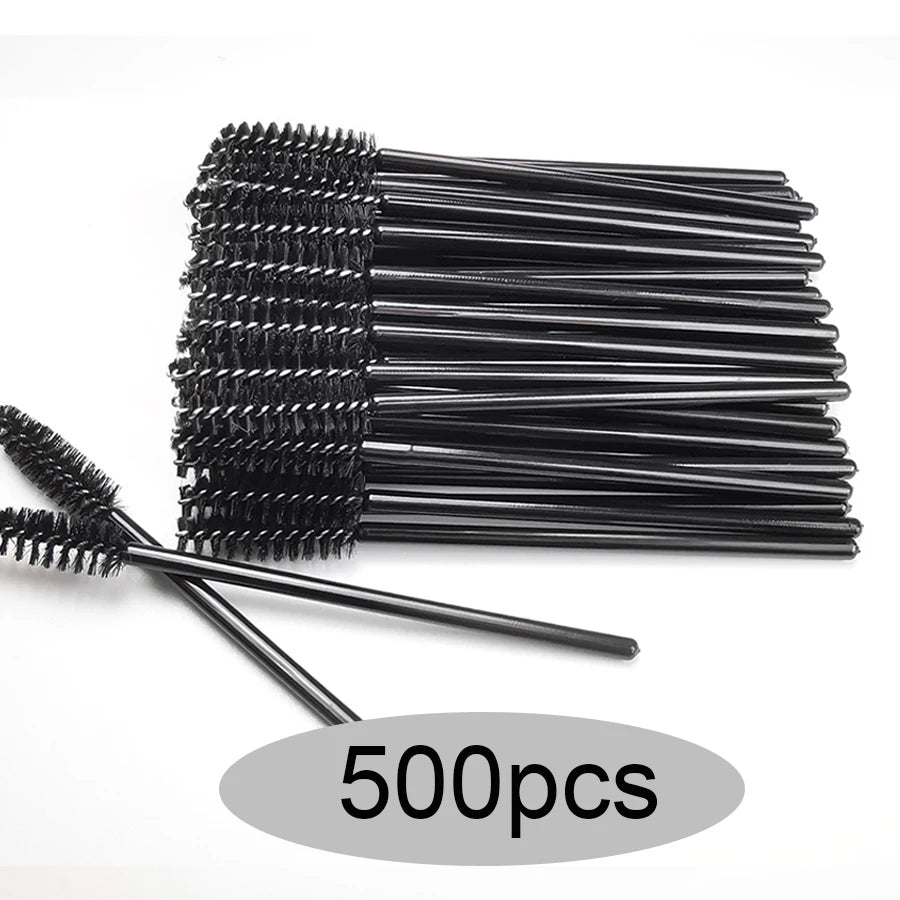 50/100/300/500pcs Eyebrow Eyelash Brushes