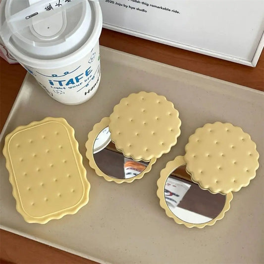 Biscuit Design Portable Mirror