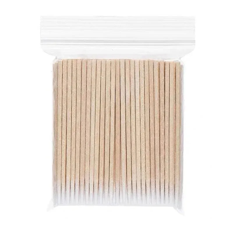 100Pcs Wooden Swab