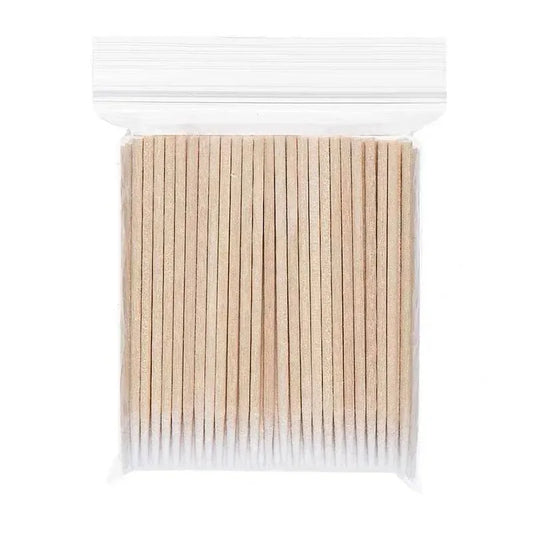 100Pcs Wooden Swab