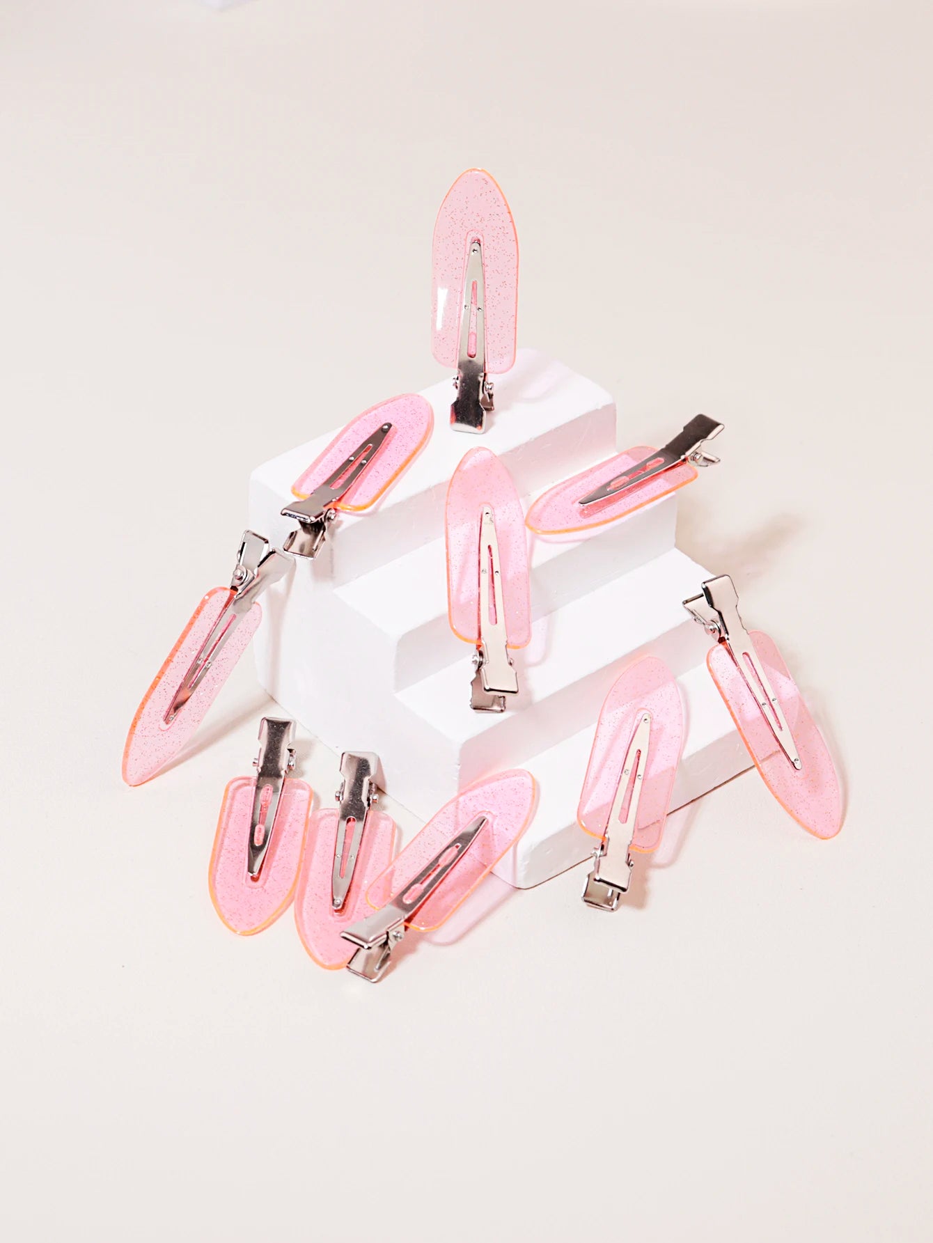 10pcs transparent hair clips