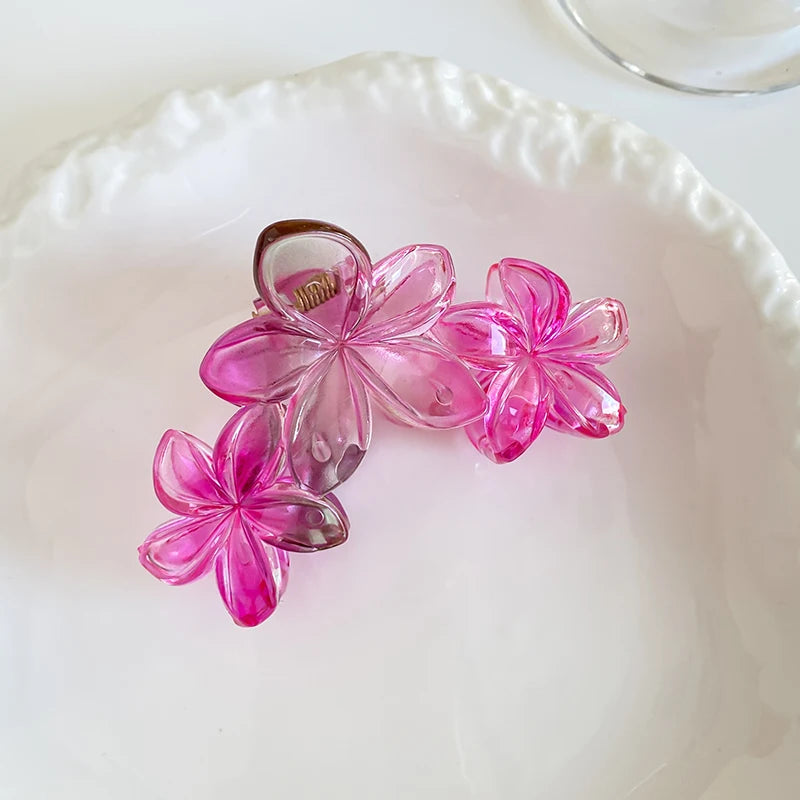 Flower Claw Clips