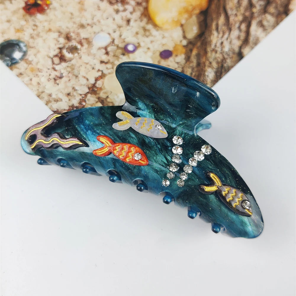 Sea Series Large Hair Claws Clip