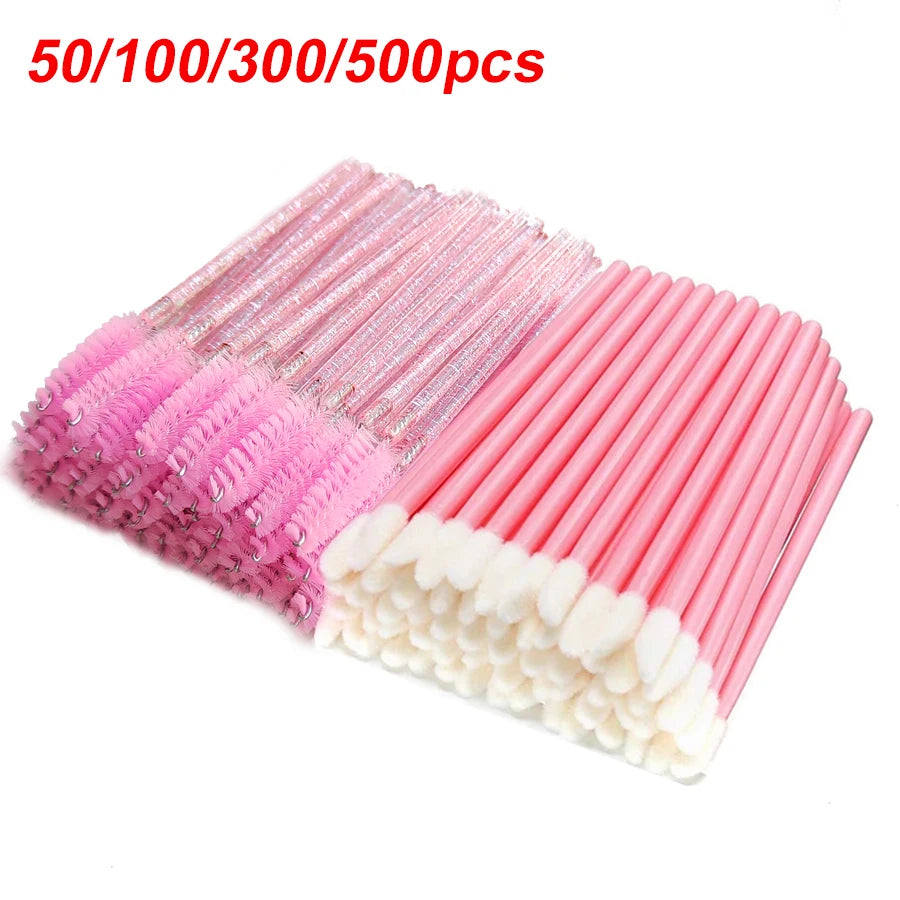 50/100/300/500pcs Eyebrow Eyelash Brushes