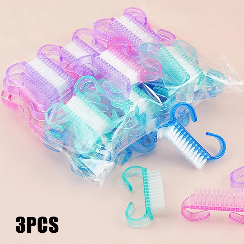10/1Pcs Plastic Nail Brush