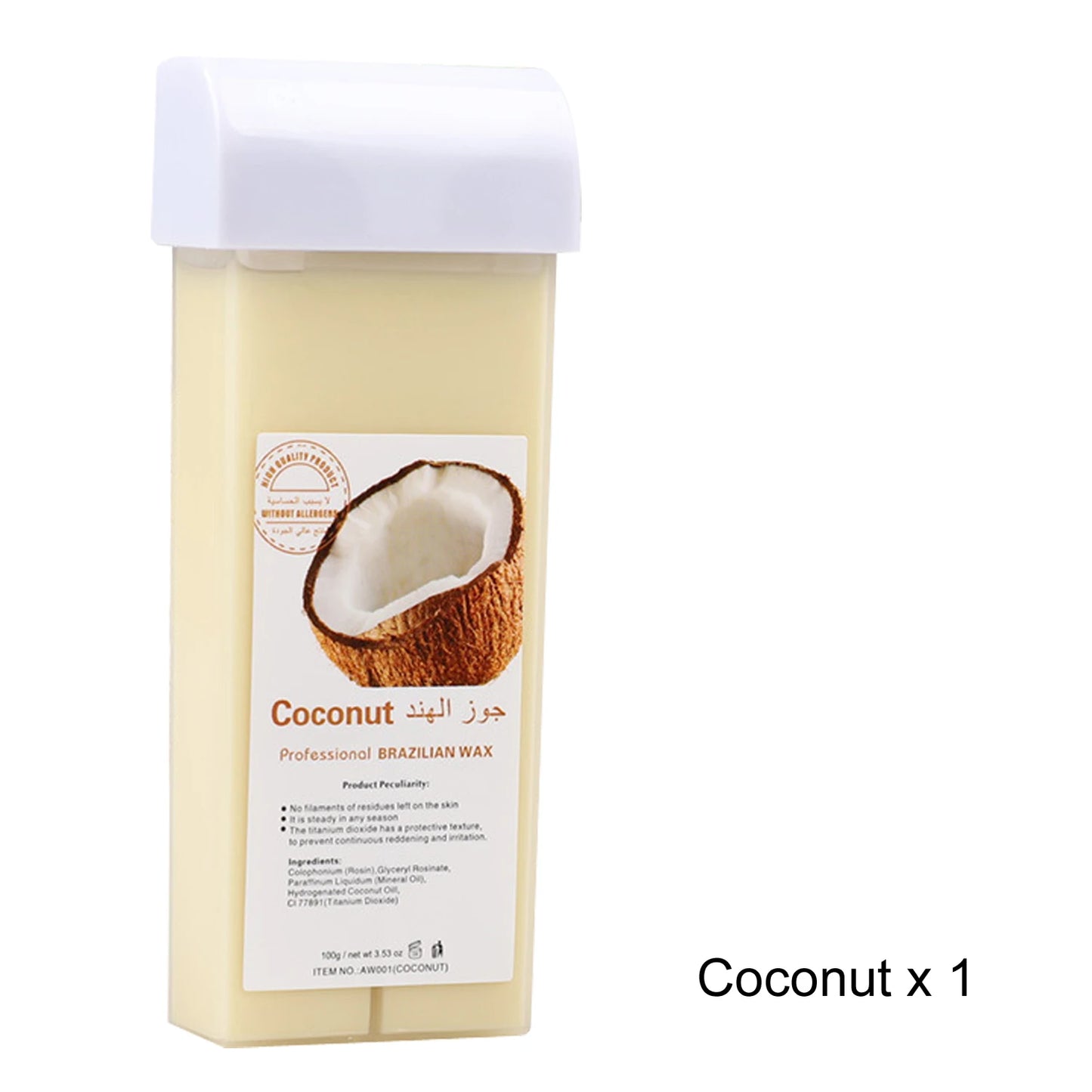 Roll On Waxing Kit With Wax Cartridges And Wax Strips 3 In 1