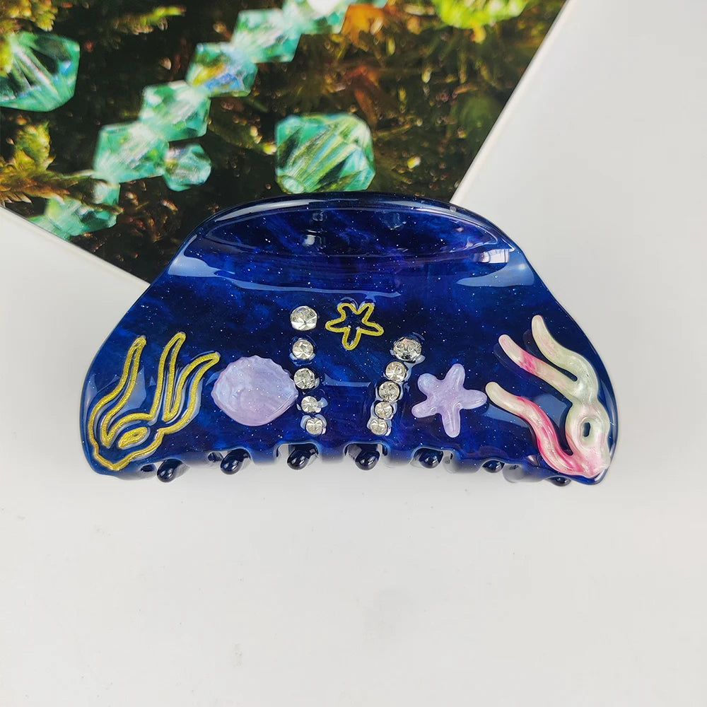 Sea Series Large Hair Claws Clip