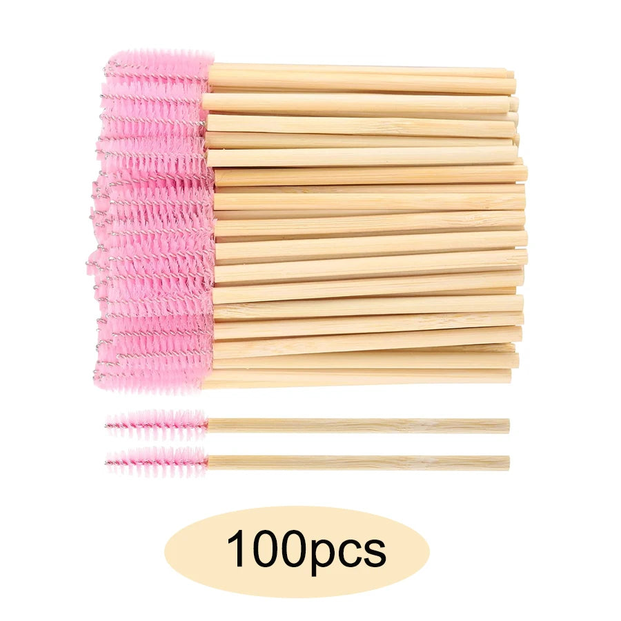 50/100/300/500pcs Eyebrow Eyelash Brushes