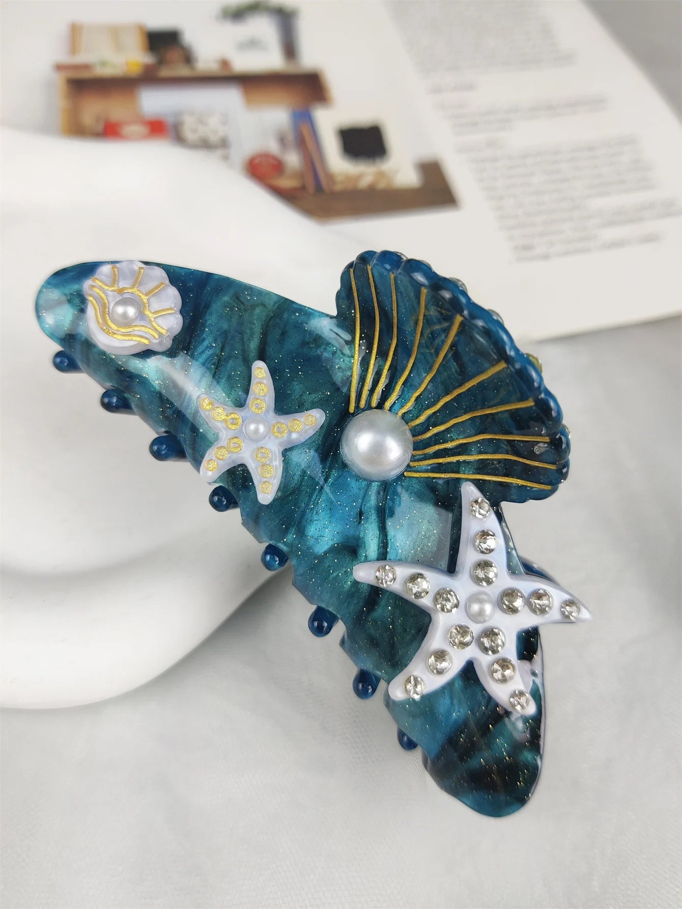 Sea Series Large Hair Claws Clip