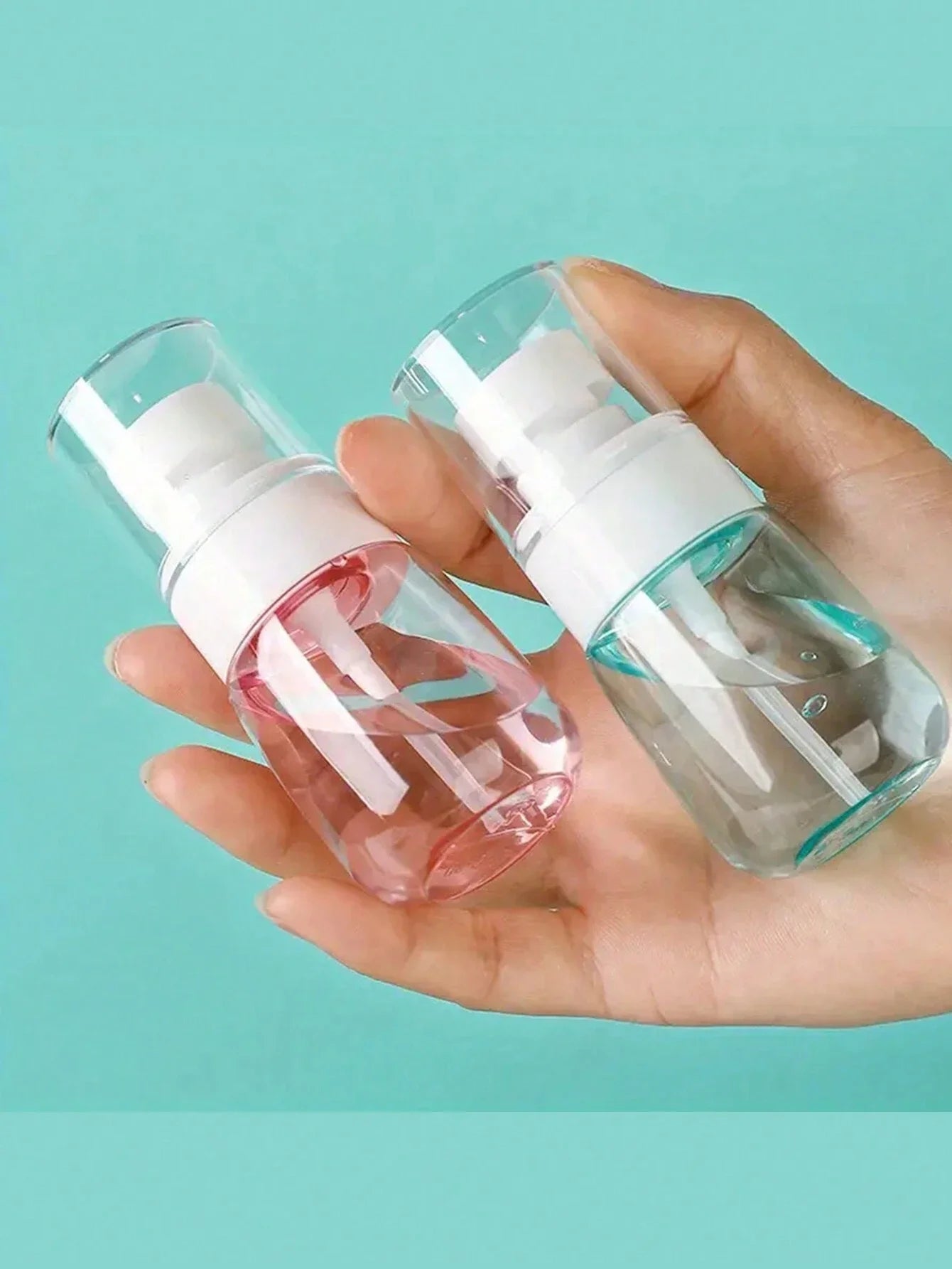 2pcs Portable Clear Spray Bottles