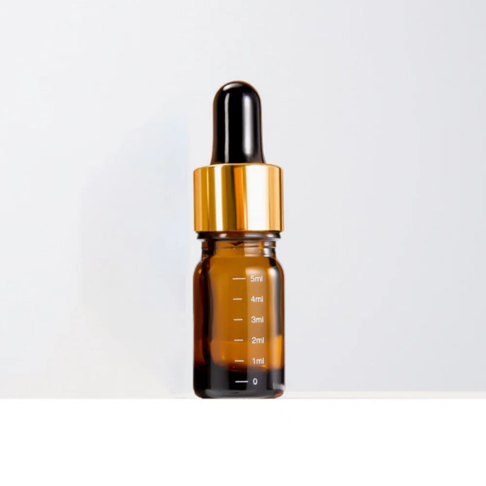 5ml 10ml 15ml 20ml 30ml 50ml 100ml Amber Glass Dropper Oil Bottle