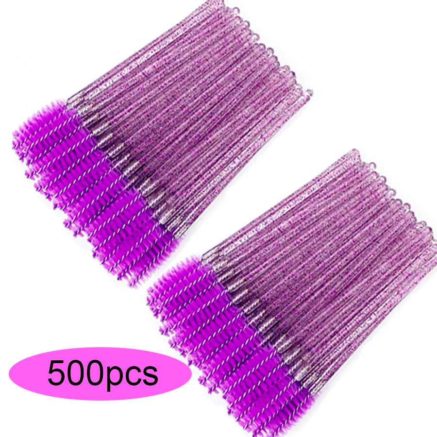 50/100/300/500pcs Eyebrow Eyelash Brushes
