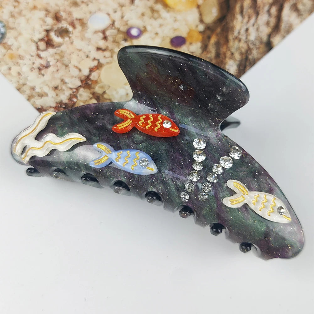 Sea Series Large Hair Claws Clip