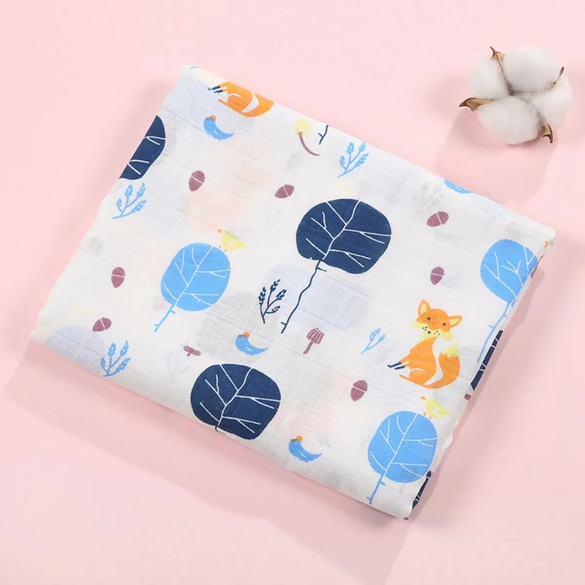 1Pc Muslin 100% Cotton Baby Swaddles