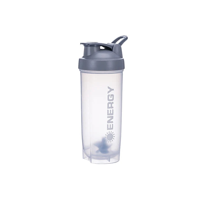 500/700ml Portable Shaker Bottle with Stirring Ball