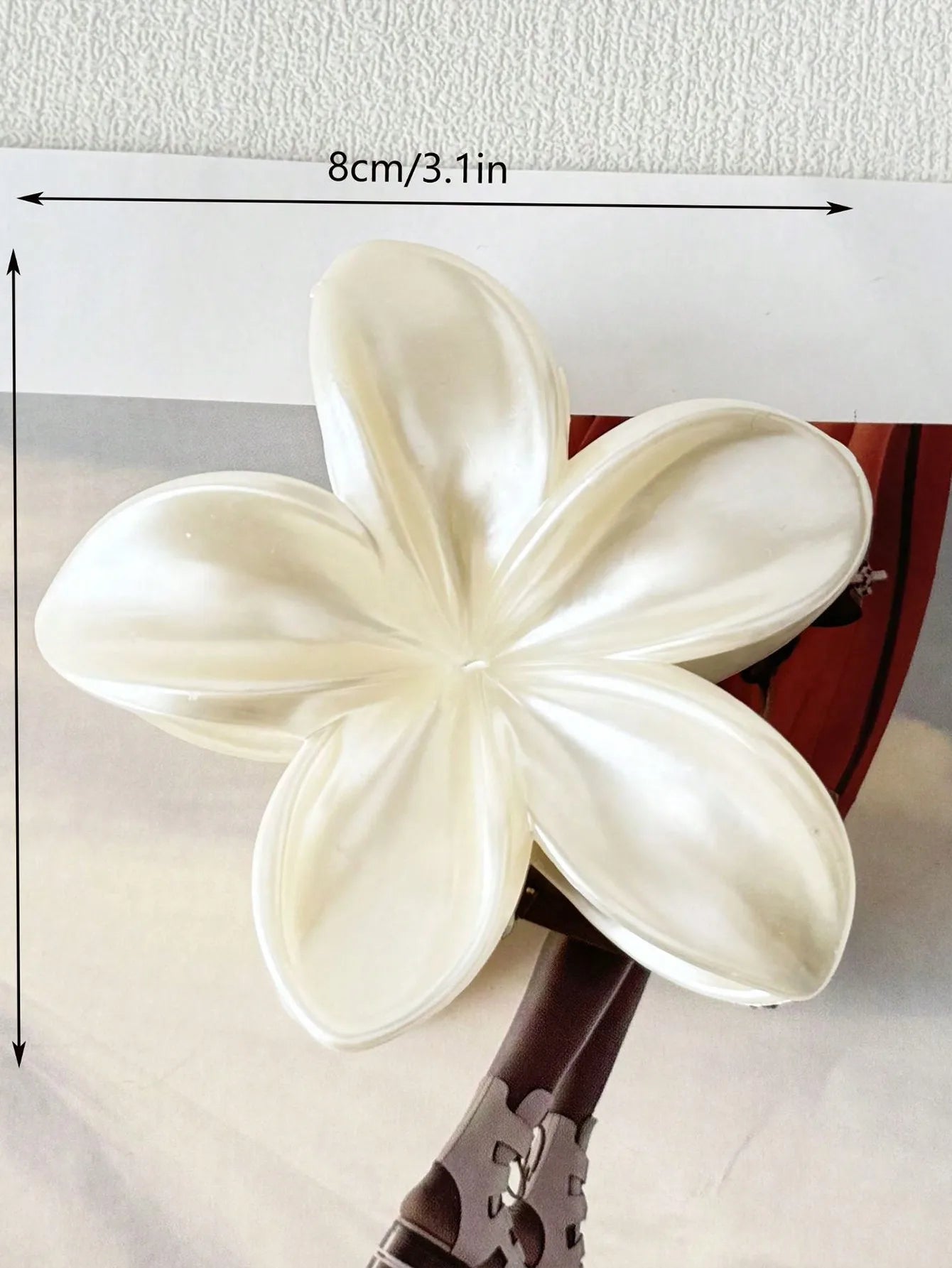 Shiny Flower Hair Claws Clips