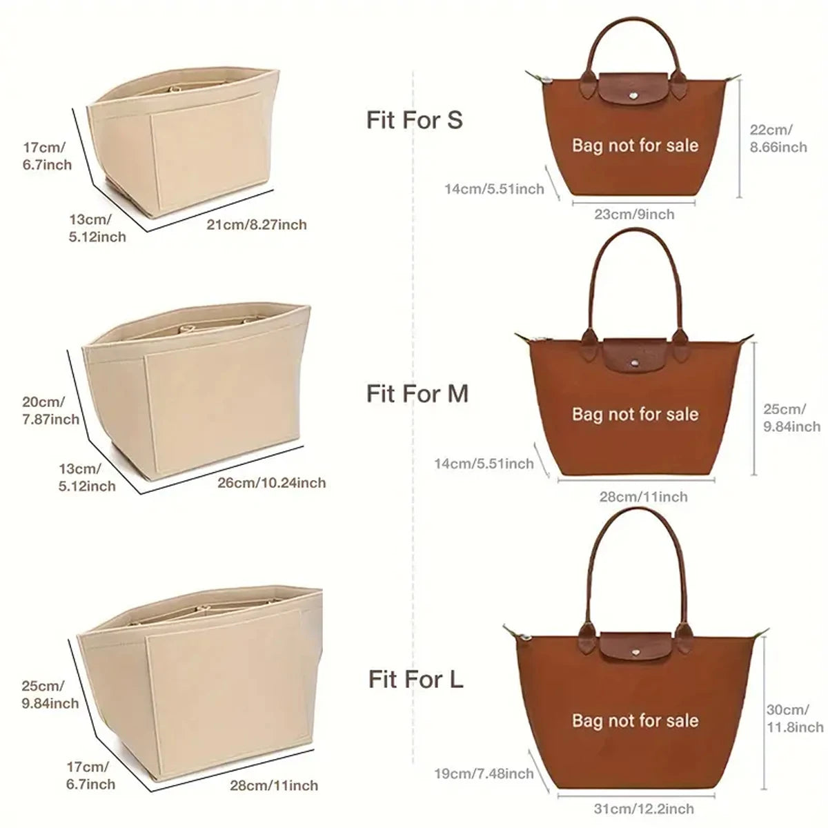 Tote organizer