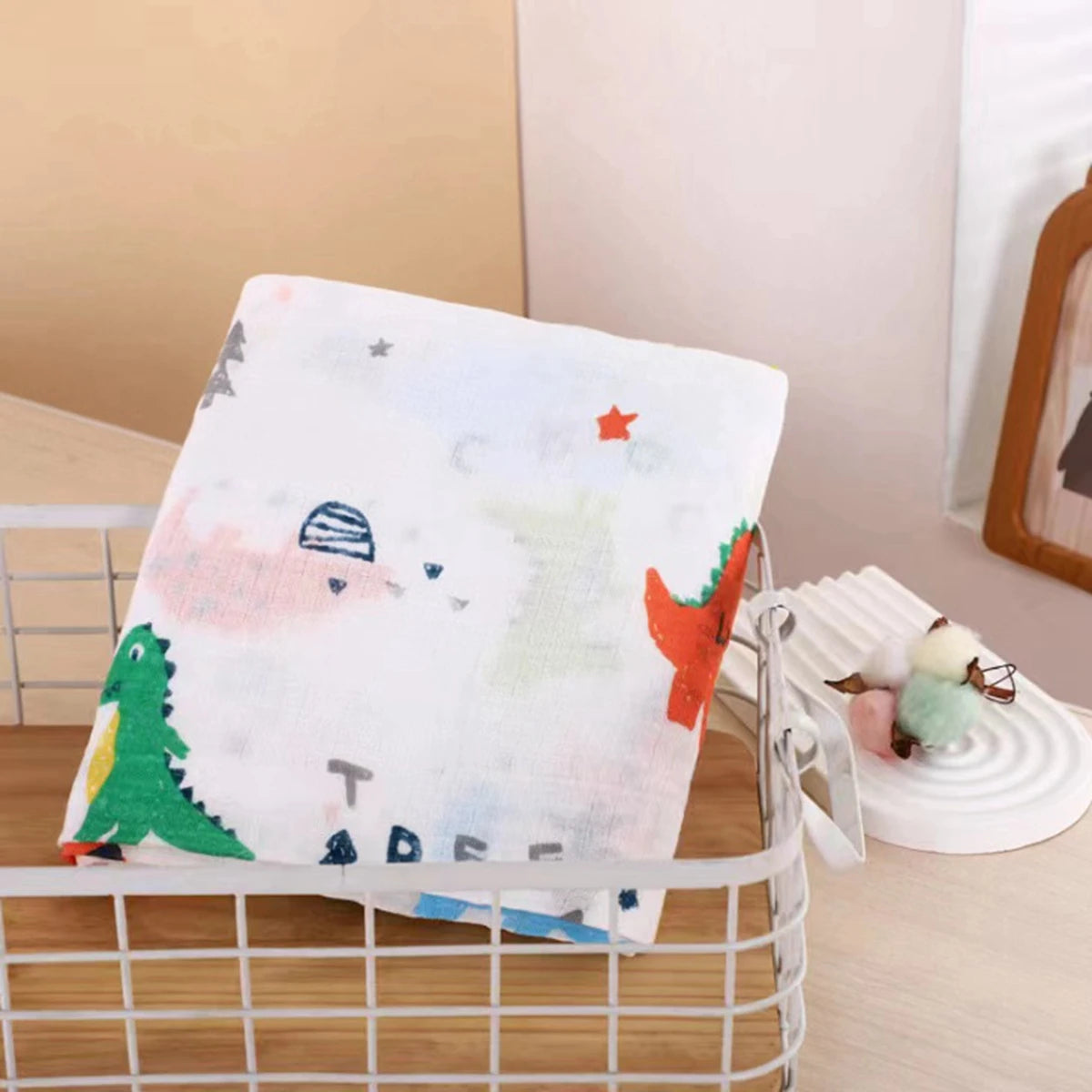 1Pc Muslin 100% Cotton Baby Swaddles