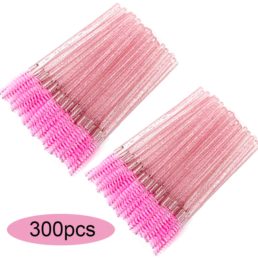 50/100/300/500pcs Eyebrow Eyelash Brushes