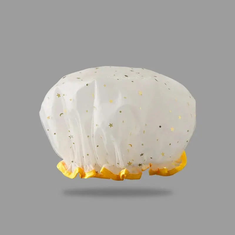 Double-layer Shower Cap