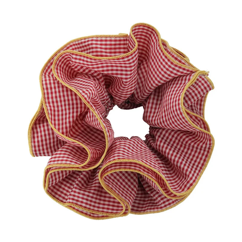 Ruffle retro Hair scrunchie
