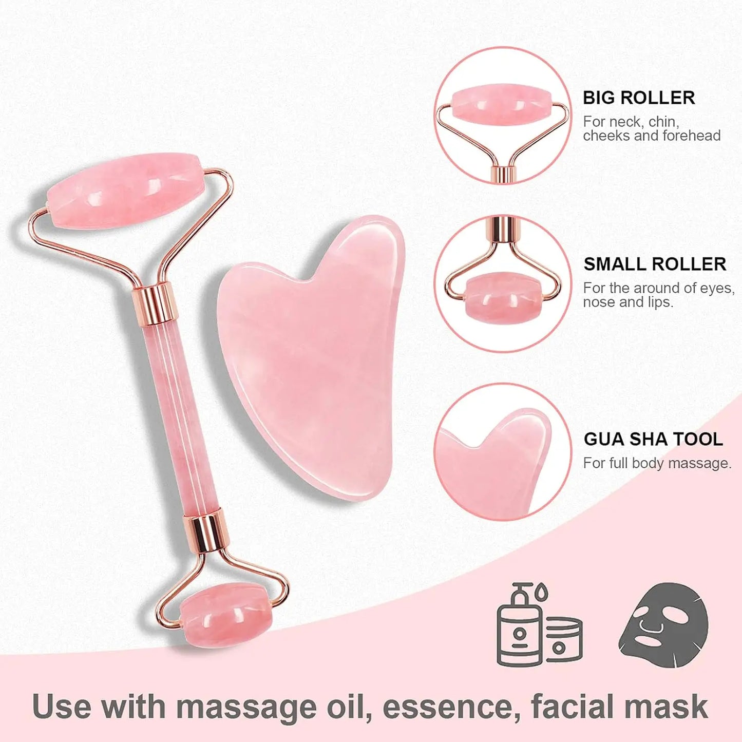 1pc/2pcs Guasha Scraper Facial Massager