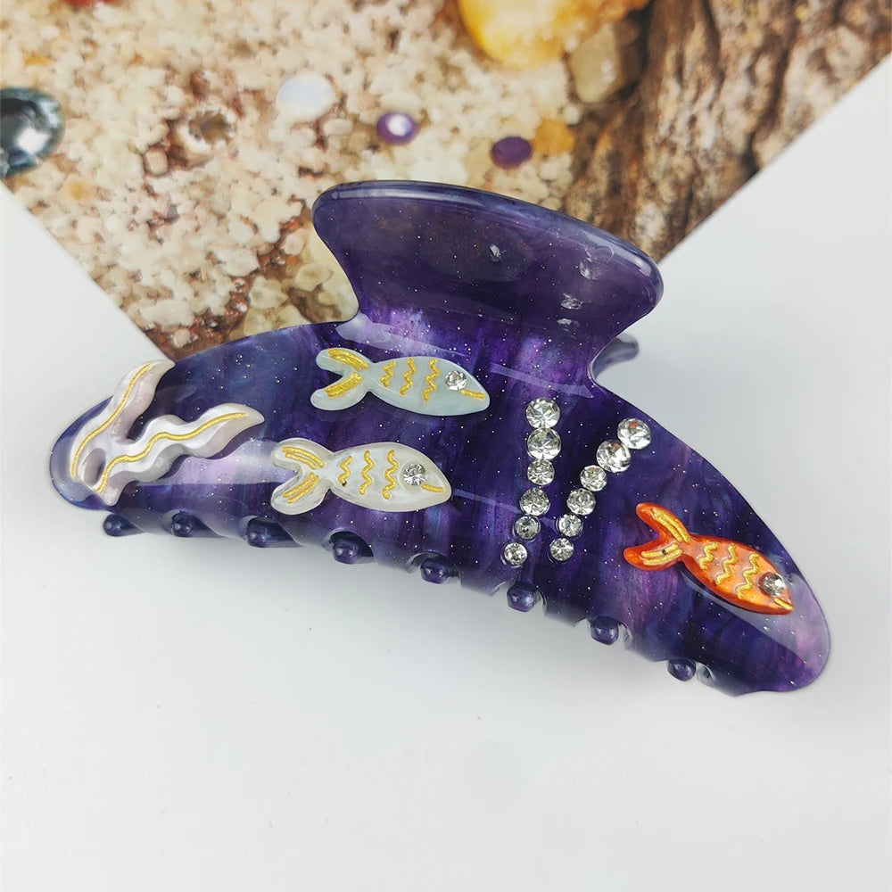 Sea Series Large Hair Claws Clip