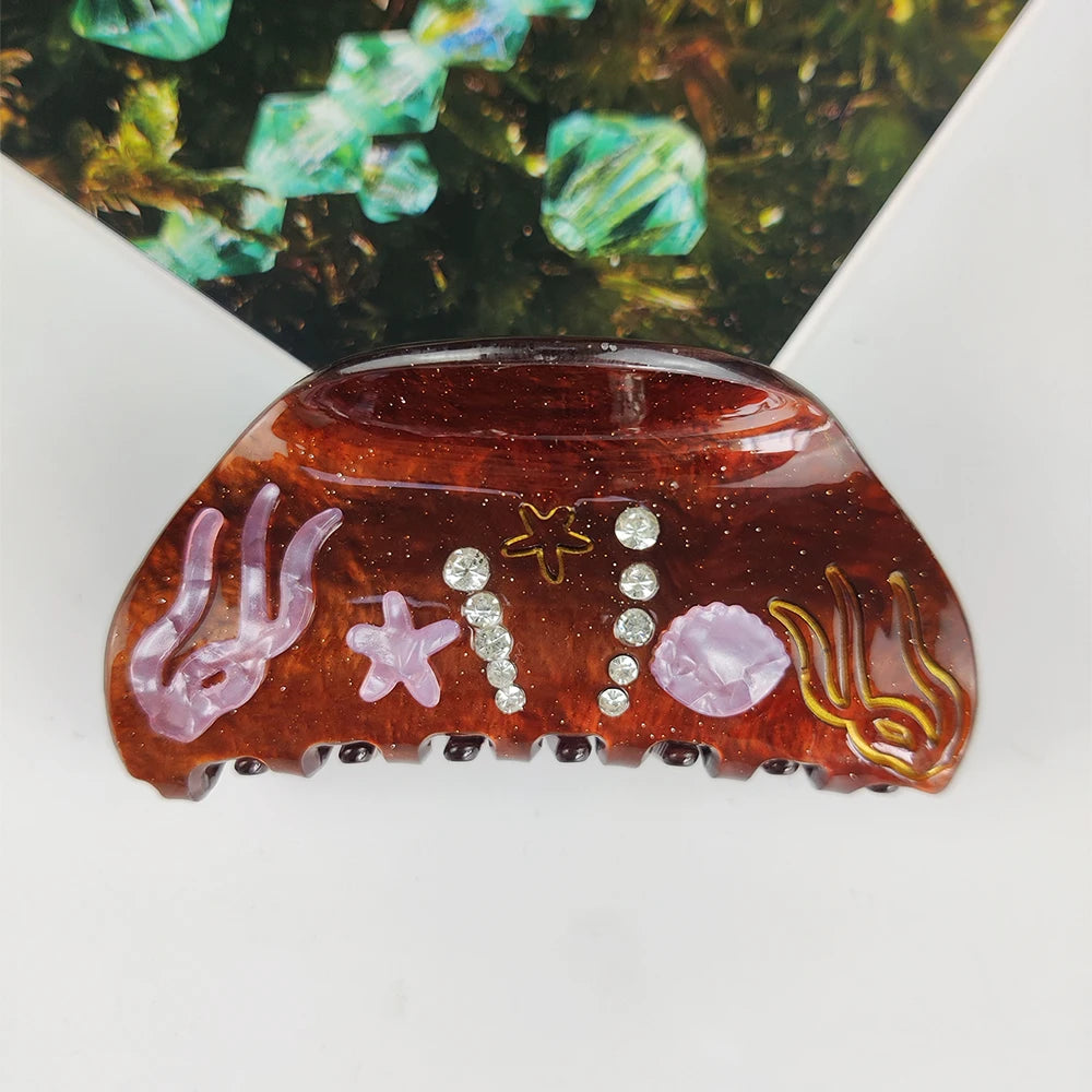 Sea Series Large Hair Claws Clip