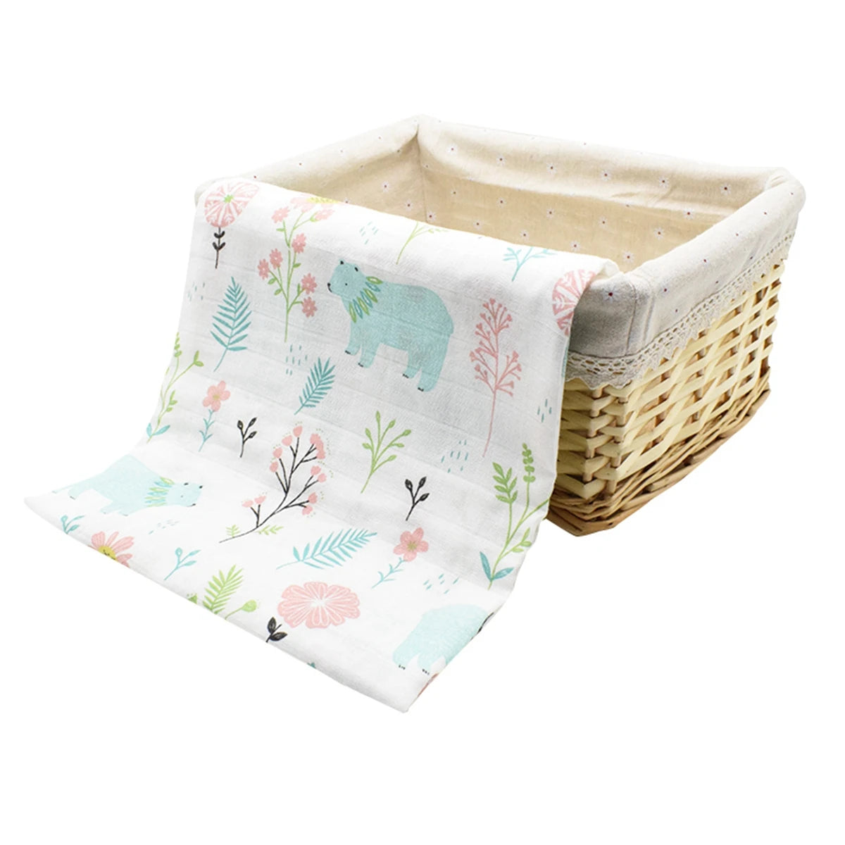 1Pc Muslin 100% Cotton Baby Swaddles