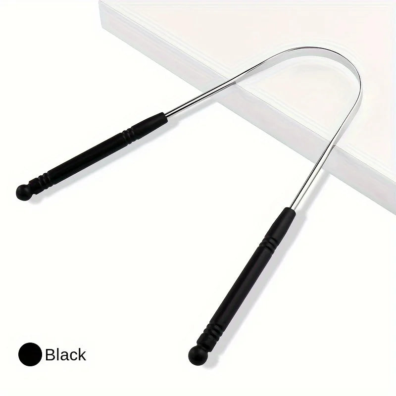 1PCS Steel Tongue Scraper