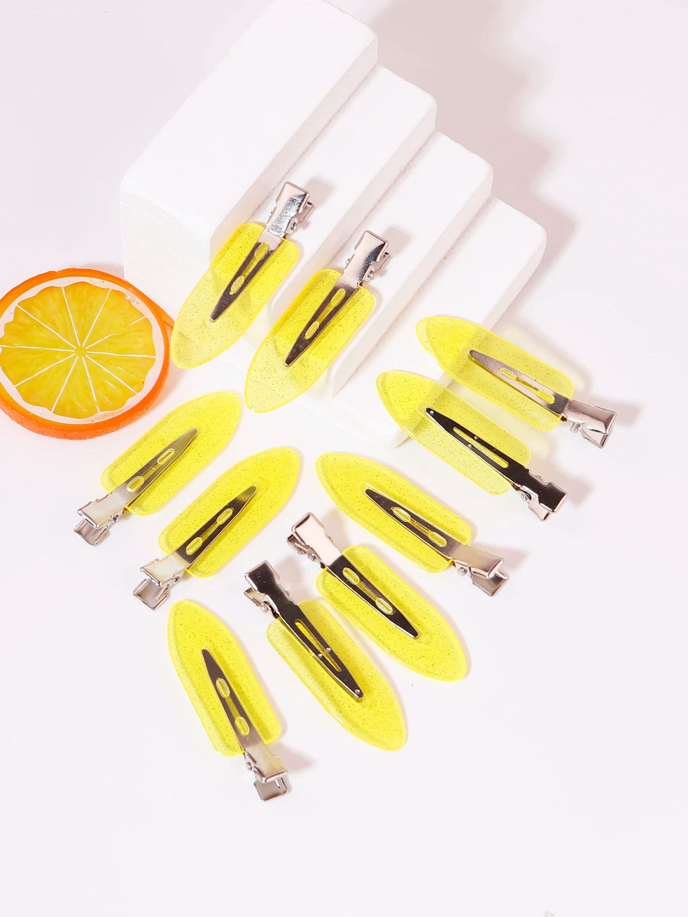 10pcs transparent hair clips