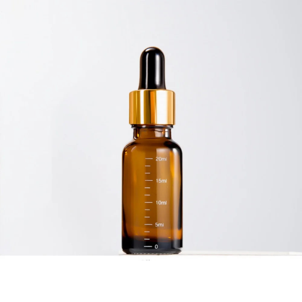 5ml 10ml 15ml 20ml 30ml 50ml 100ml Amber Glass Dropper Oil Bottle