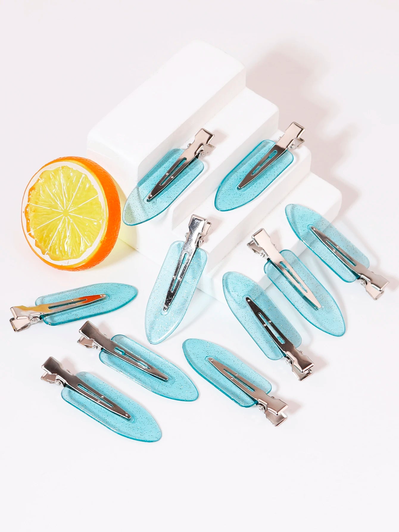 10pcs transparent hair clips