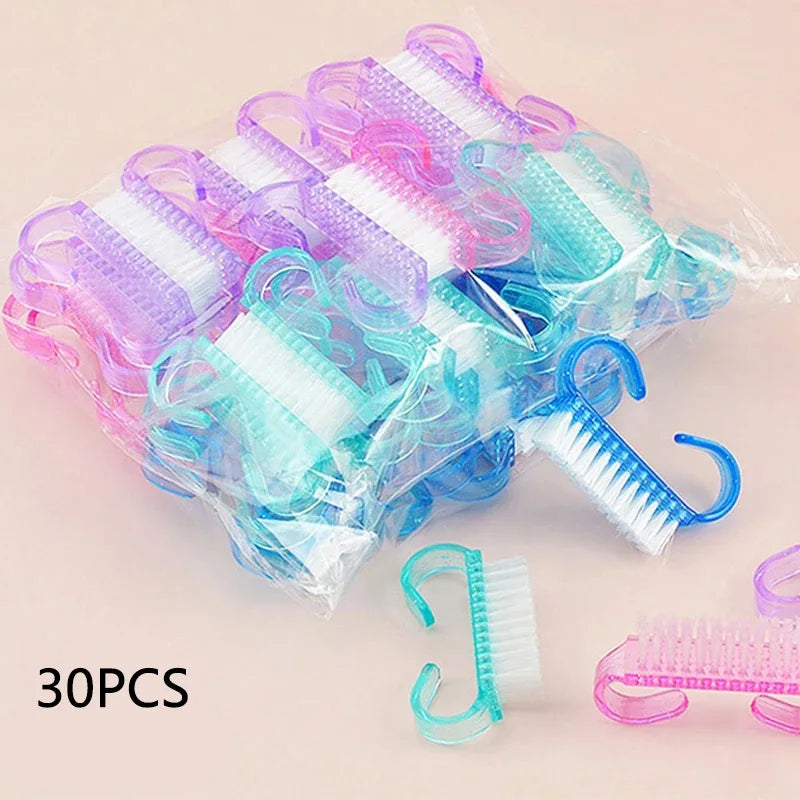 10/1Pcs Plastic Nail Brush
