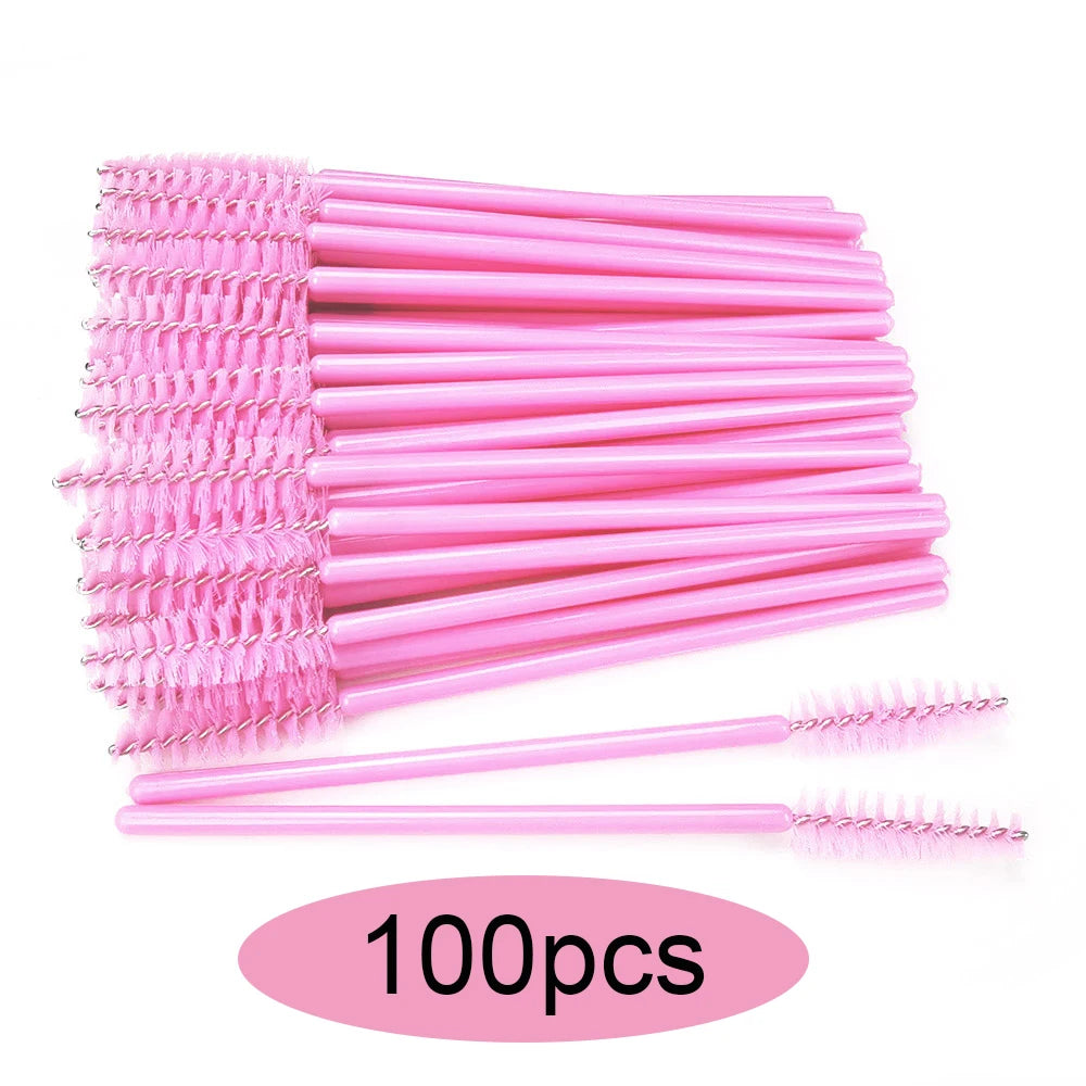 50/100/300/500pcs Eyebrow Eyelash Brushes