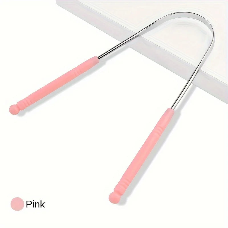 1PCS Steel Tongue Scraper