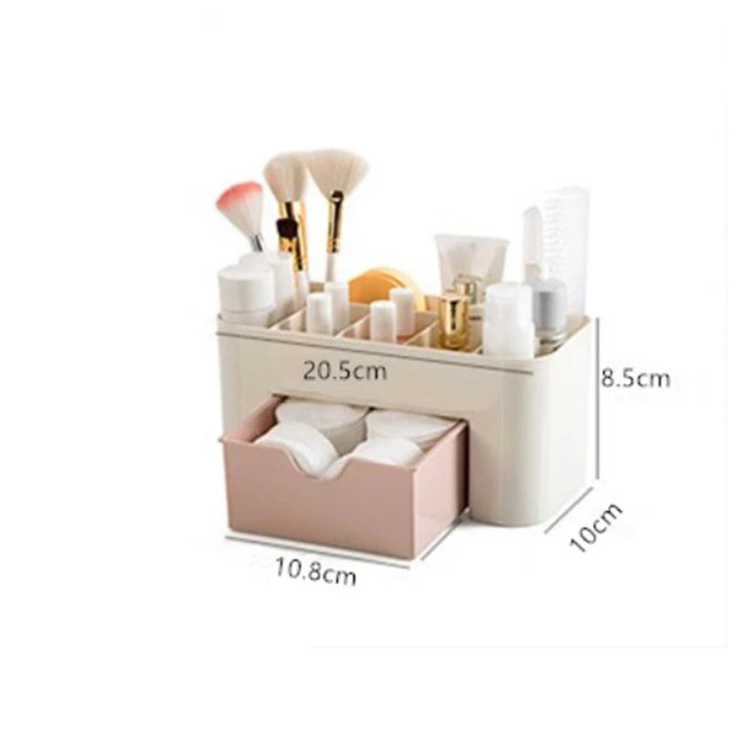Makeup Organizer Storage Box With Drawer