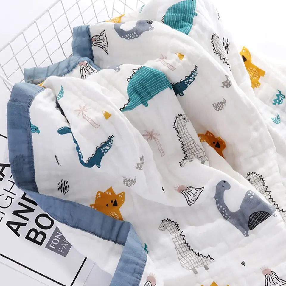 Baby Blankets 6 Layers 100% Cotton