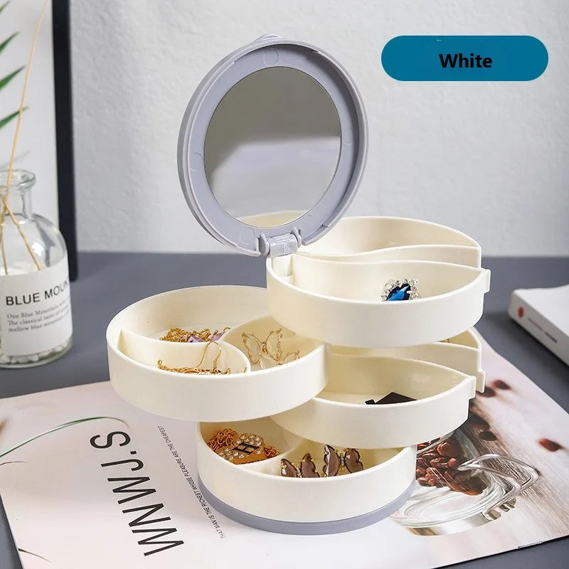 4 Layers Rotating Jewellery Box