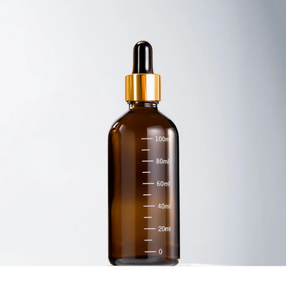 5ml 10ml 15ml 20ml 30ml 50ml 100ml Amber Glass Dropper Oil Bottle