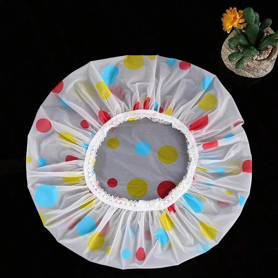 5pcs Waterproof Shower Caps