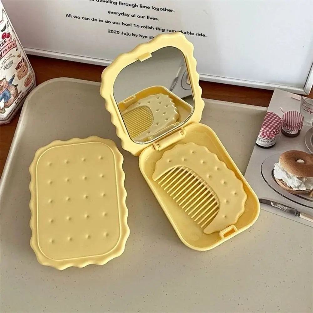 Biscuit Design Portable Mirror
