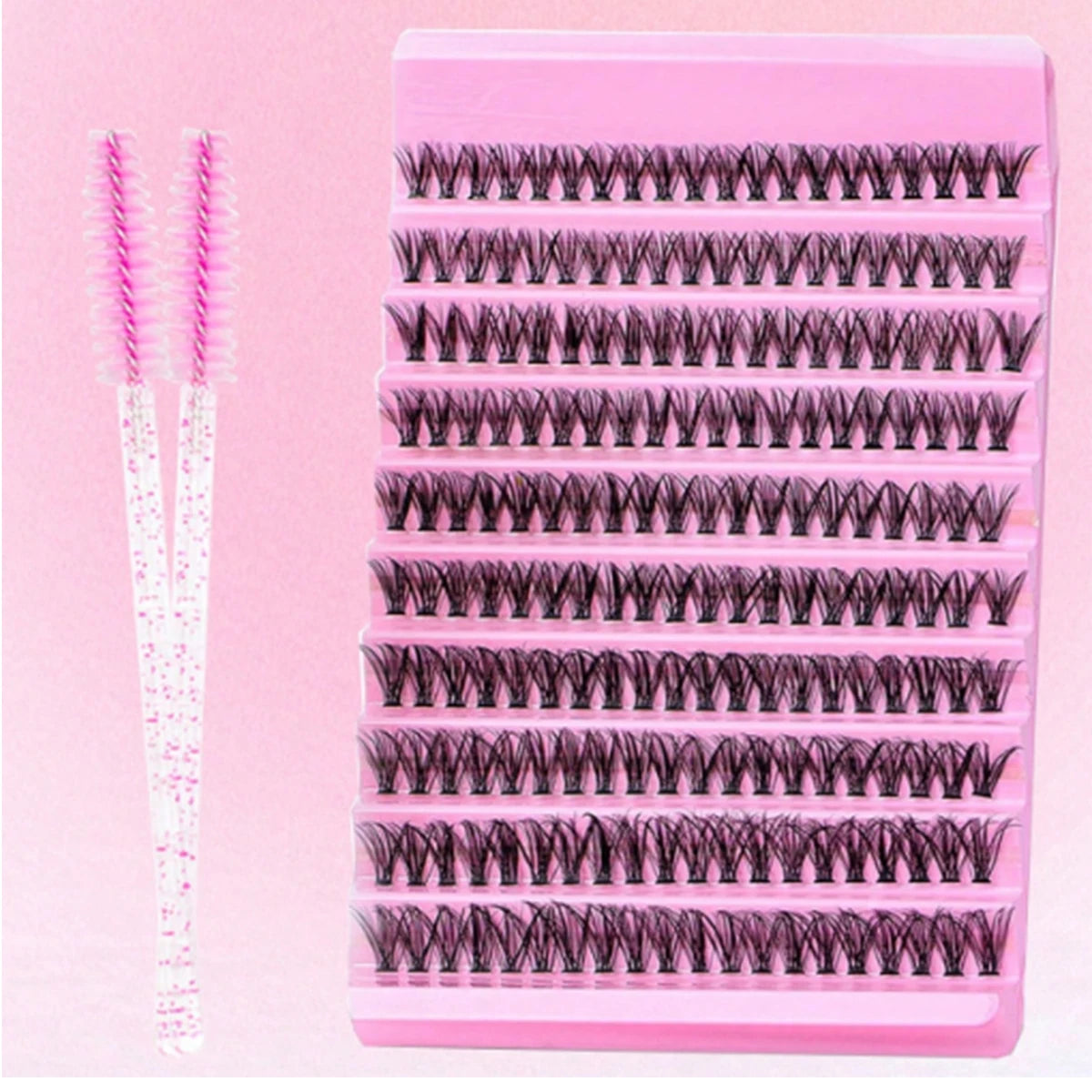 DIY Eyelash Extension Kit 200pcs Individual Lashes
