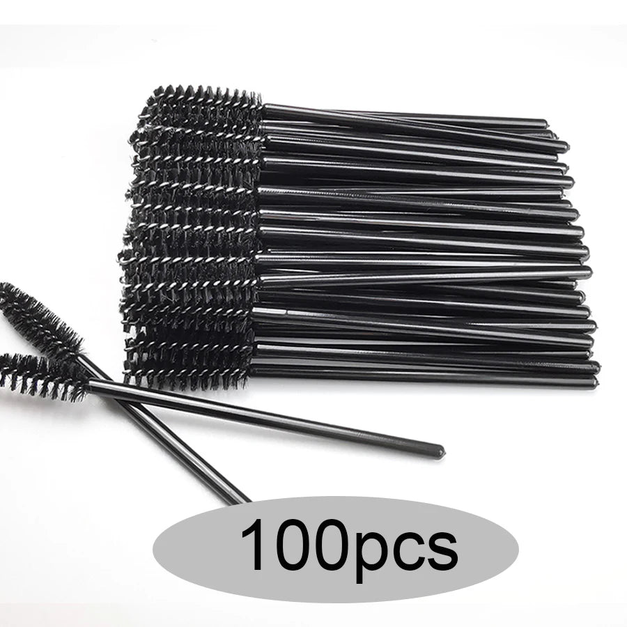 50/100/300/500pcs Eyebrow Eyelash Brushes