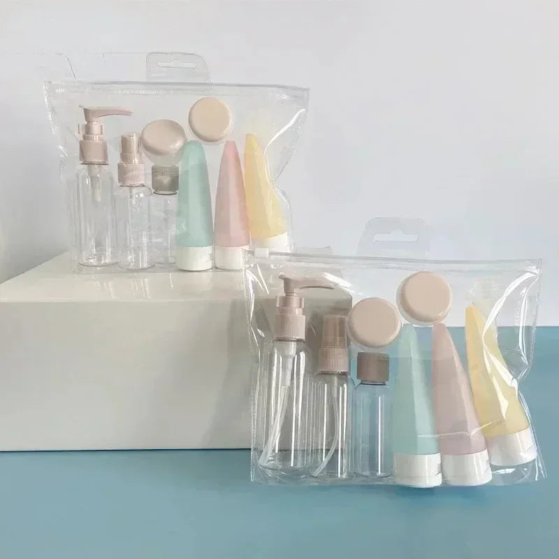 3/11Pcs Travel Bottles Set With Storage Bag