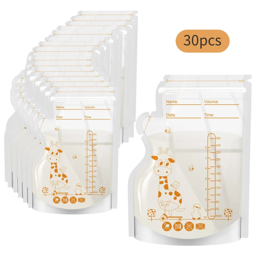 Giraffe Breast Milk Storage Bags