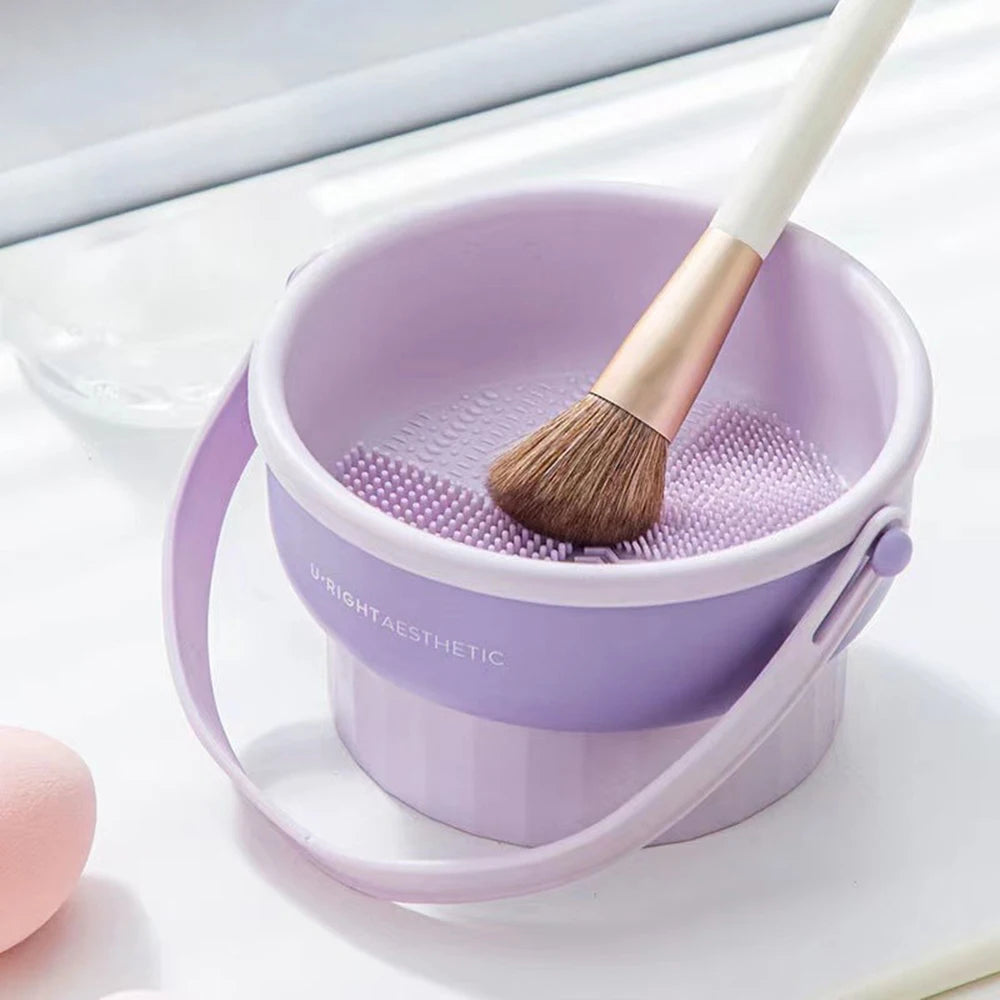 Makeup Brush Cleaning Bucket