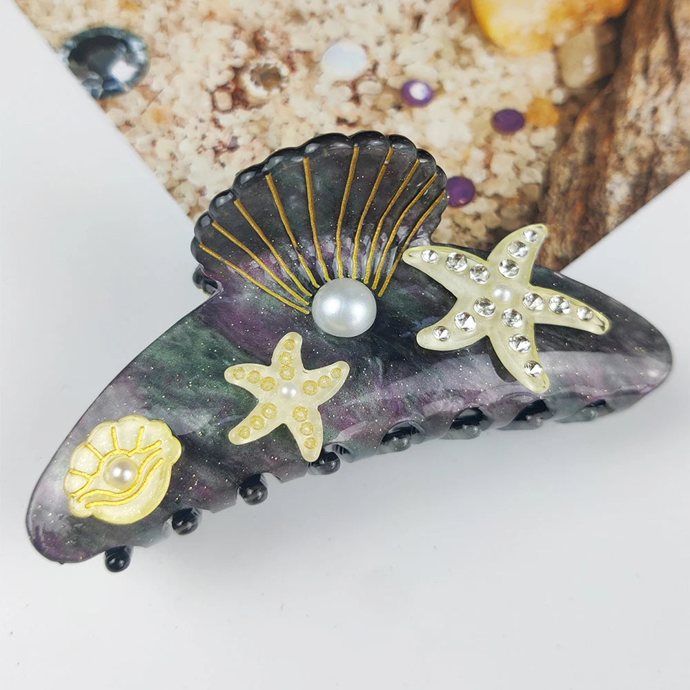 Sea Series Large Hair Claws Clip