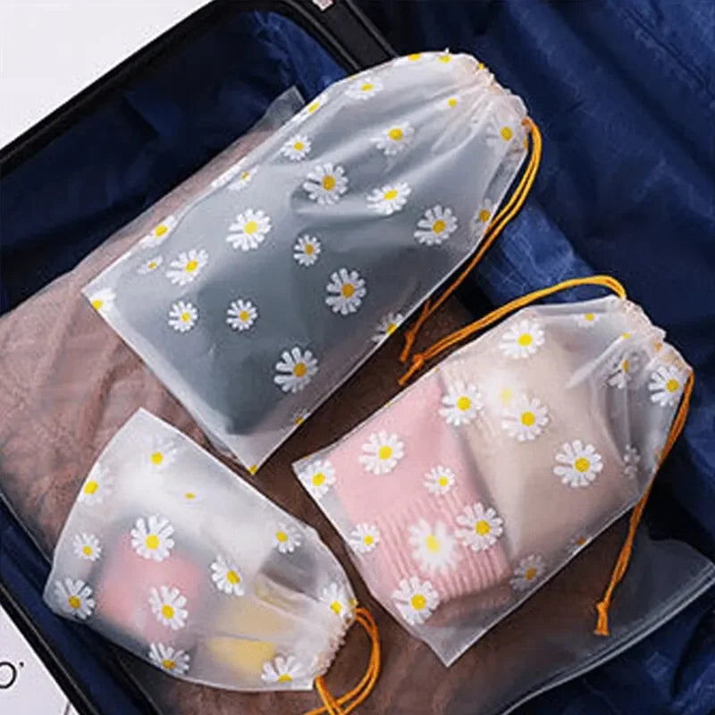 10Pcs Transparent Waterproof Travel Bag